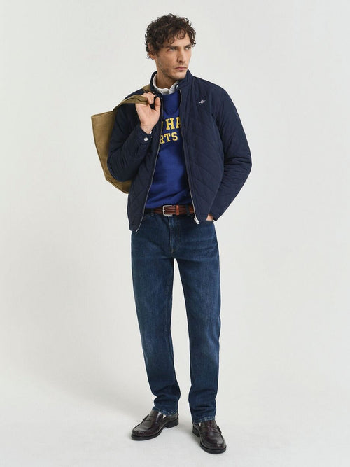 Gant jas gewatteerd donkerblauw