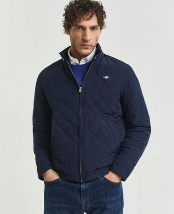 Gant jas gewatteerd donkerblauw