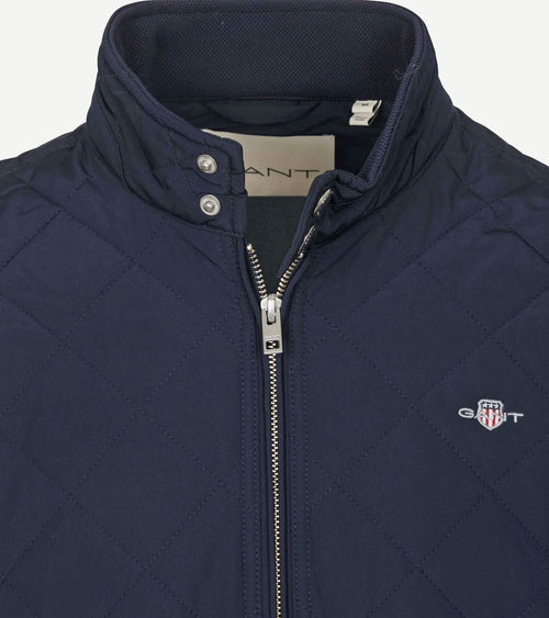 Gant jas gewatteerd donkerblauw