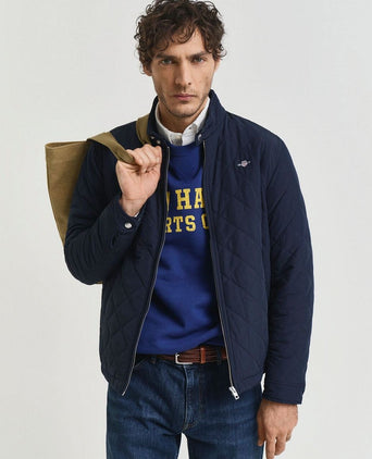 Gant jas gewatteerd donkerblauw