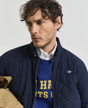 Gant jas gewatteerd donkerblauw