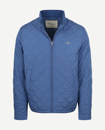 Jas gewatteerd vintage blauw