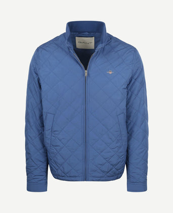 Jas gewatteerd vintage blauw