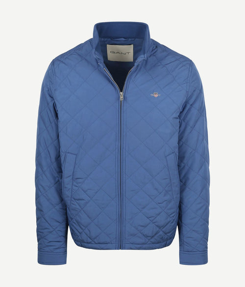 Jas gewatteerd vintage blauw