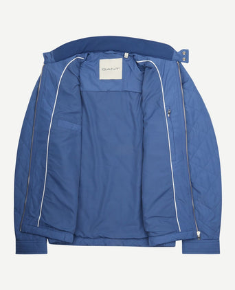 Jas gewatteerd vintage blauw