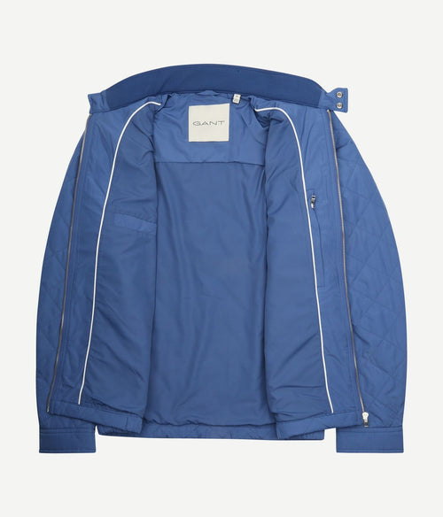 Jas gewatteerd vintage blauw