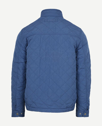 Jas gewatteerd vintage blauw