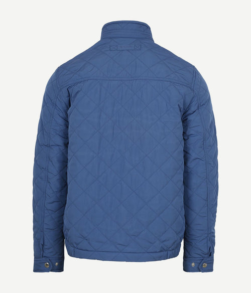 Jas gewatteerd vintage blauw