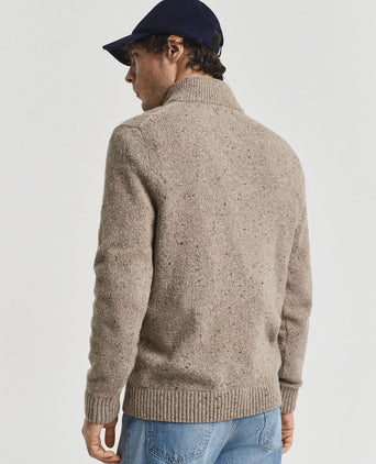 Gant mocker pullover wool blend sand | Regular-fit
