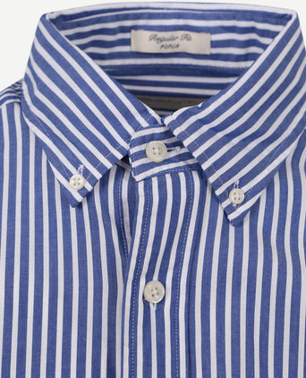 Gant casual overhemd streep blauw | Regular-fit