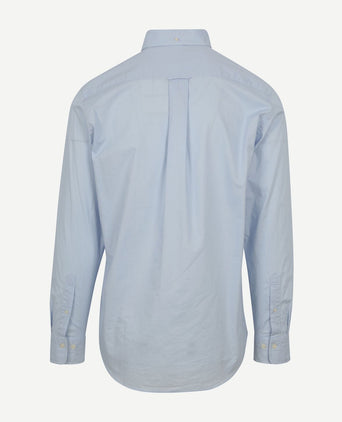 Casual overhemd poplin lichtblauw