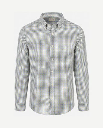 Overhemd flanel ruit blauw