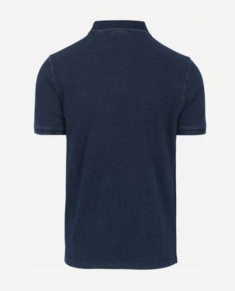 Gant poloshirt pique indigo melange | Regular-fit