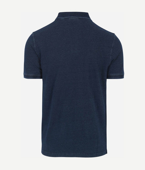 Gant poloshirt pique indigo melange | Regular-fit