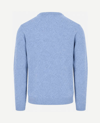Pullover lamswol horizon blue