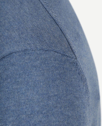 Pullover melange blauw