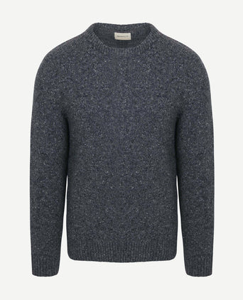 Pullover wool blend antraciet