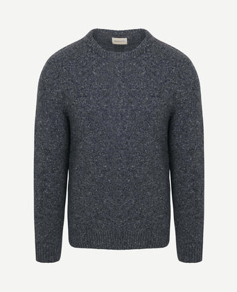 Pullover wool blend antraciet