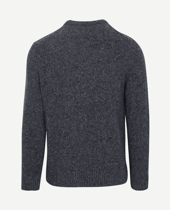 Pullover wool blend antraciet