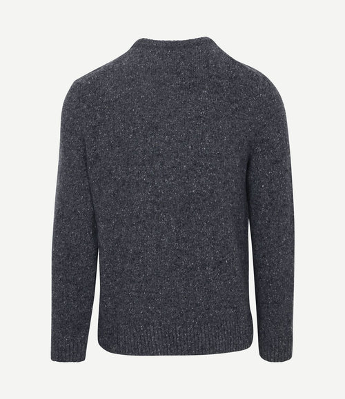 Pullover wool blend antraciet
