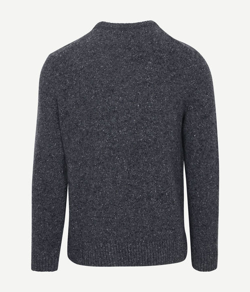Gant pullover wool blend antraciet | Regular-fit