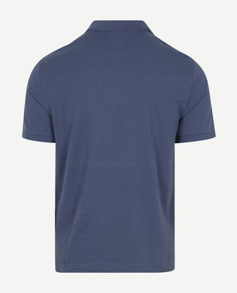 Gant shield piqué poloshirt dusty donkerblauw | Regular-fit