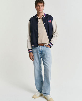 Gant shield piqué poloshirt sand | Regular-fit
