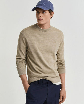 Gant sunfaded trui beige | Regular-fit