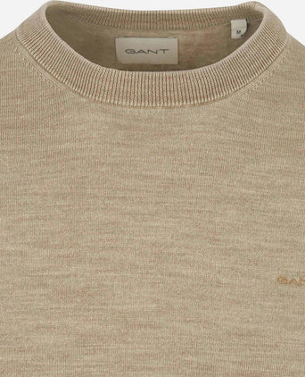 Gant sunfaded trui beige | Regular-fit