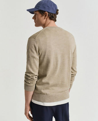 Gant sunfaded trui beige | Regular-fit