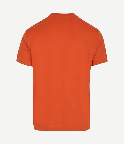 T-shirt g-badge logo oranje
