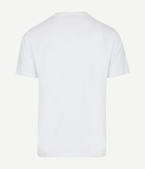 T-shirt shield small logo wit