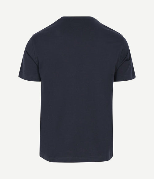 T-shirt shield small logo donkerblauw