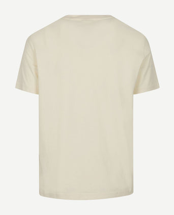 T-shirt graphic logo ecru