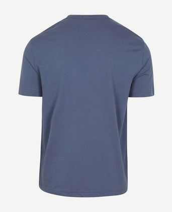 Gant t-shirt shield logo dusty donkerblauw | Regular-fit