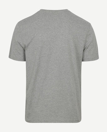 T-shirt shield logo grijs
