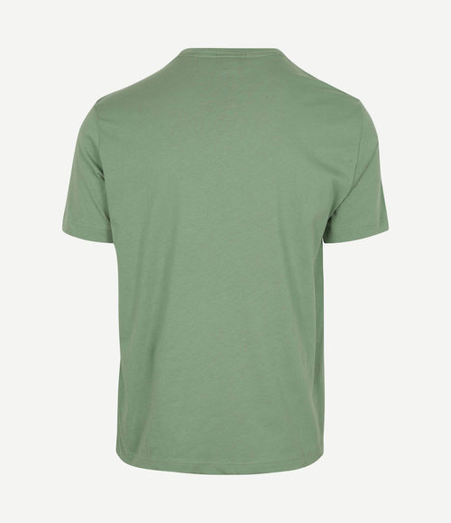 T-shirt shield logo groen