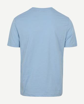 Gant t-shirt shield logo lichtblauw | Regular-fit