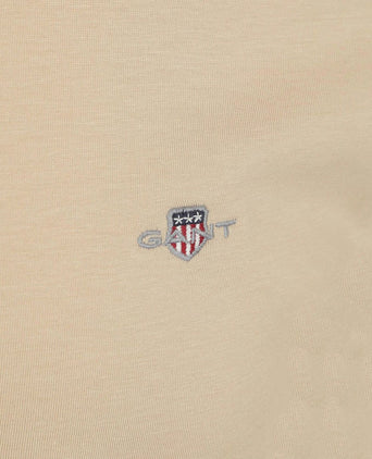 Gant t-shirt shield logo sand | Regular-fit