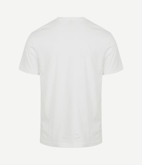 T-shirt shield logo wit
