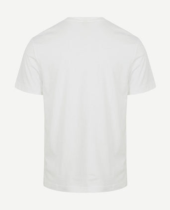 T-shirt shield logo wit