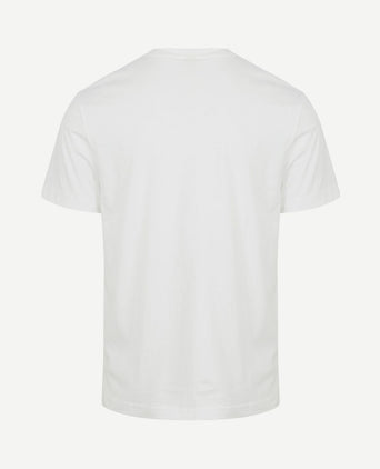 T-shirt shield logo wit