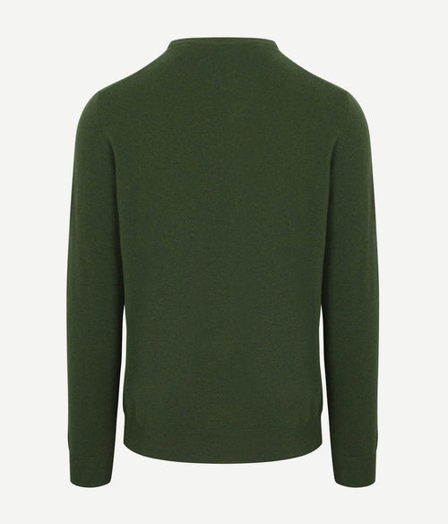 Gant pullover lamswol mosgroen | Regular-fit