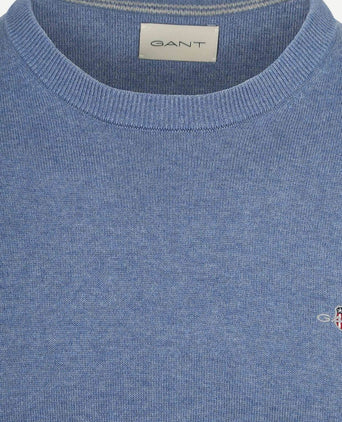 Pullover melange blauw