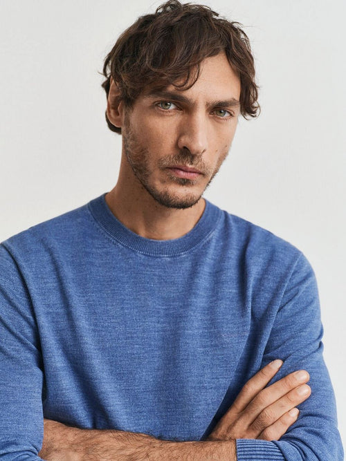 Gant sunfaded trui blauw | Regular-fit
