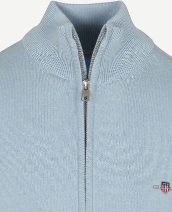 Gant vest lichtblauw | Regular-fit