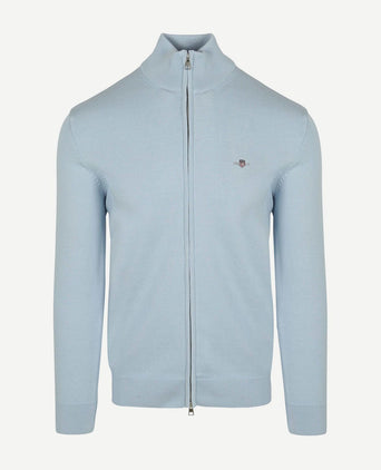 Gant vest lichtblauw | Regular-fit