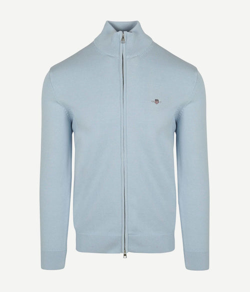 Gant vest lichtblauw | Regular-fit