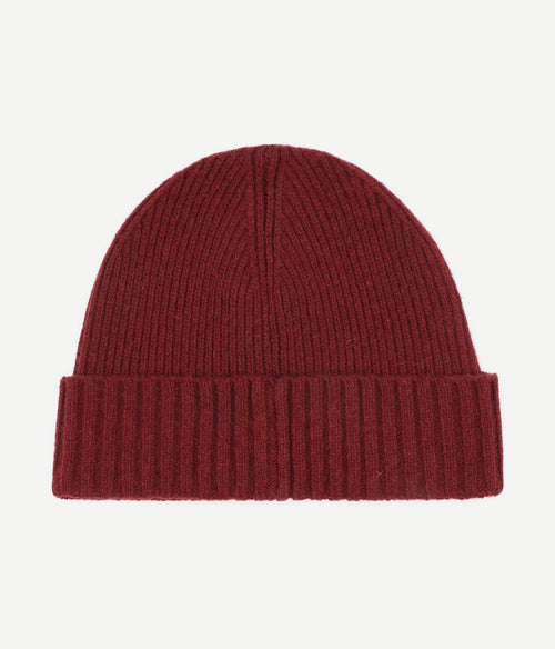 Muts wol bordeaux