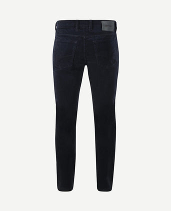 Bill broek corduroy donkerblauw